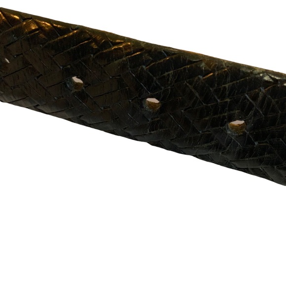 Martin Dingman Black Belt 40 Hand Made in America Basket Grain Italian Calfskin - Picture 10 of 11